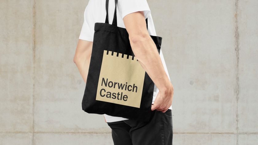 The Click creates bold, geometric new branding for Norwich Castle