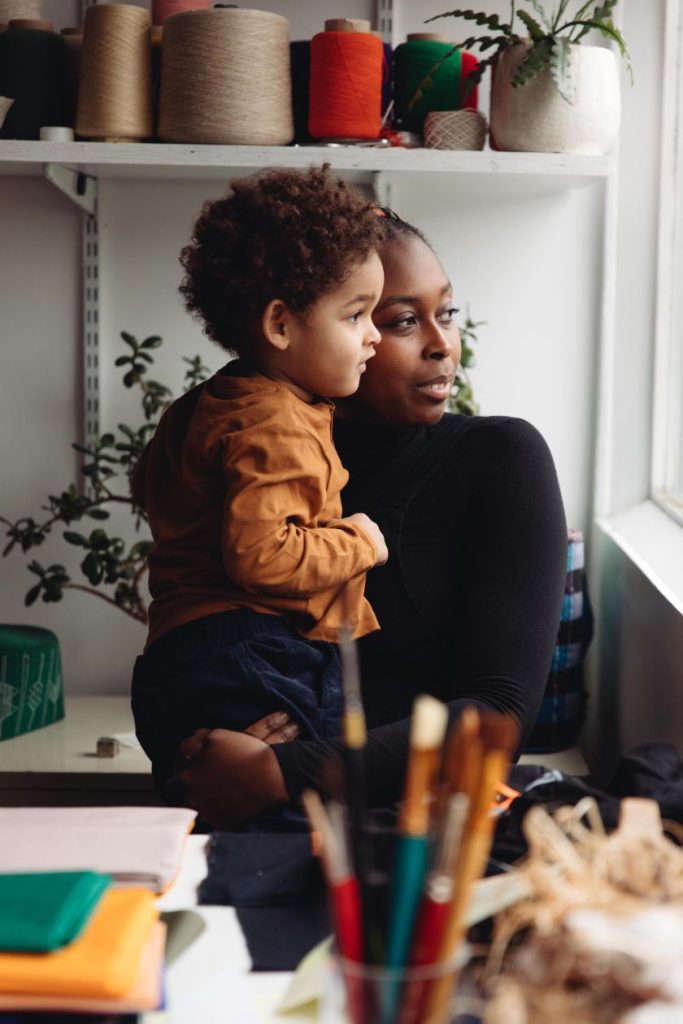 Documenting the realities of juggling motherhood and a creative career